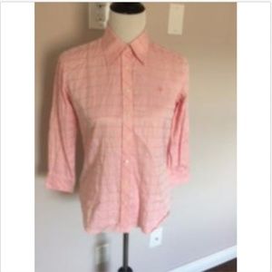 NWOT LILLY PULITZER Jacquard PlaidButton Down SZ 2